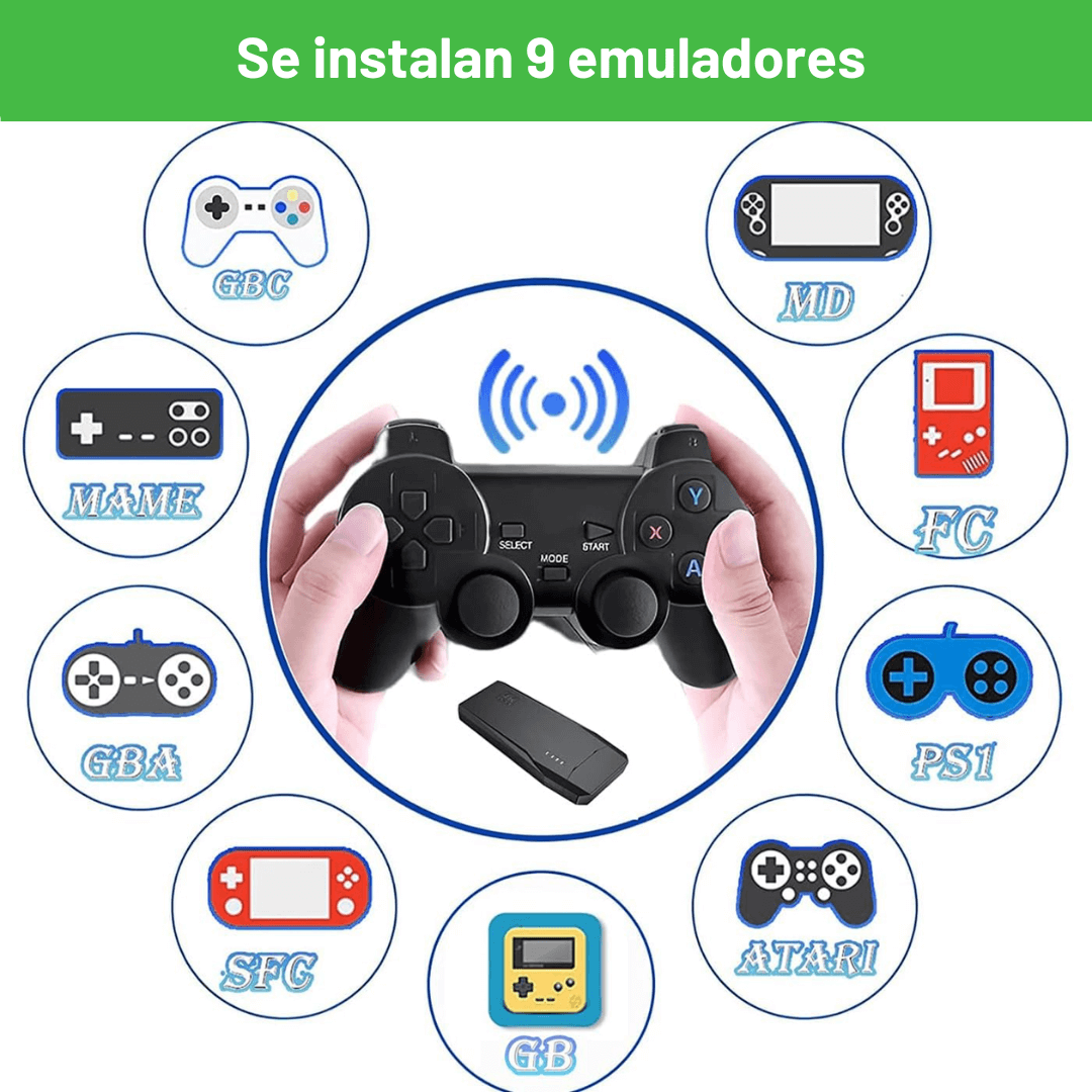 Consola Retro 2.4G con 20.000 Juegos Clásicos