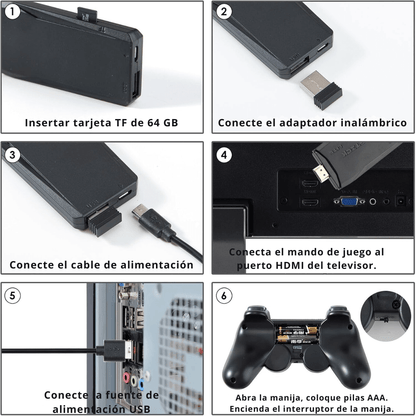 Consola Retro 2.4G con 20.000 Juegos Clásicos