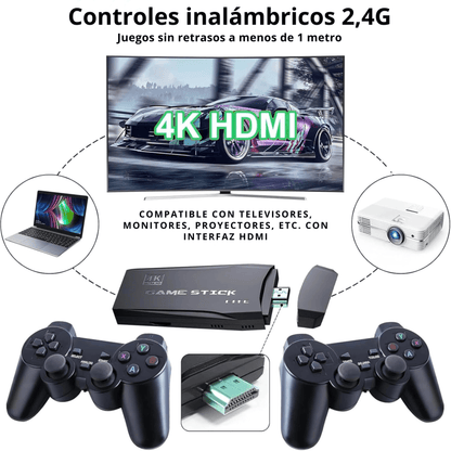 Consola Retro 2.4G con 20.000 Juegos Clásicos